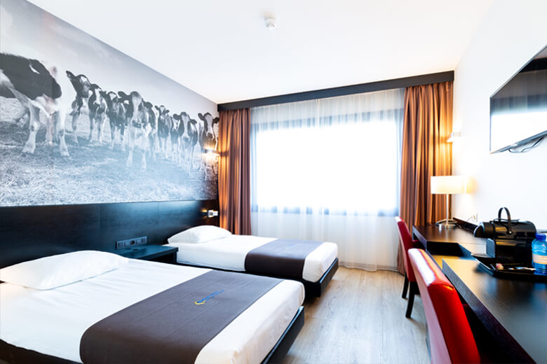 Deluxe kamer met twee eenpersoonsbedden