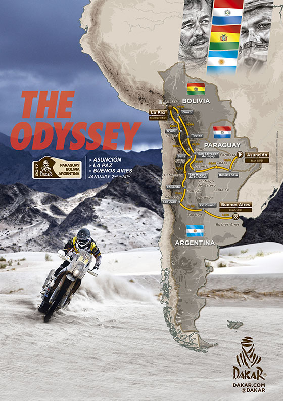 Dakar route 2017