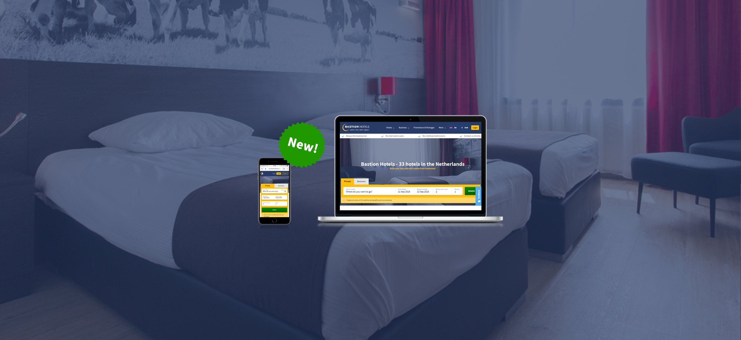 Bastion Hotels website verbeteringen