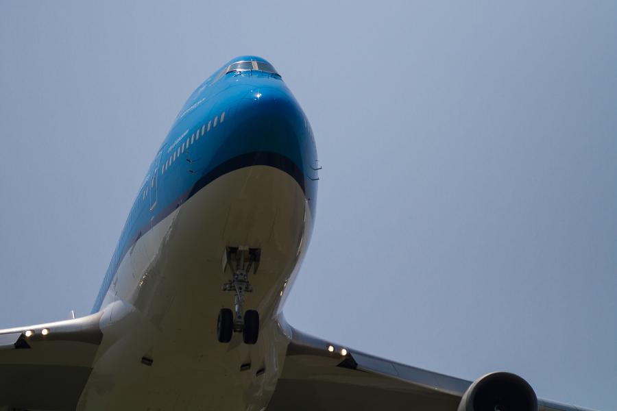Schiphol KLM aeroplano